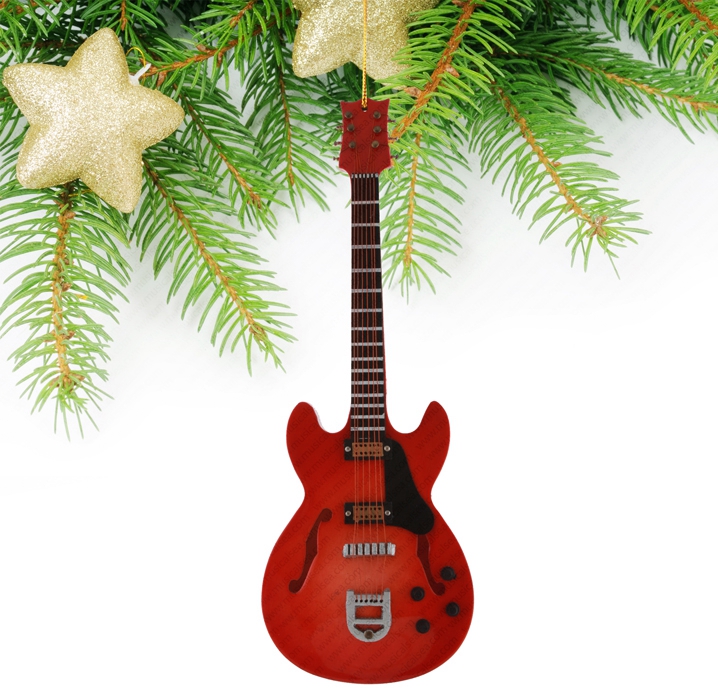 Miniature Red Guitar-TEG33